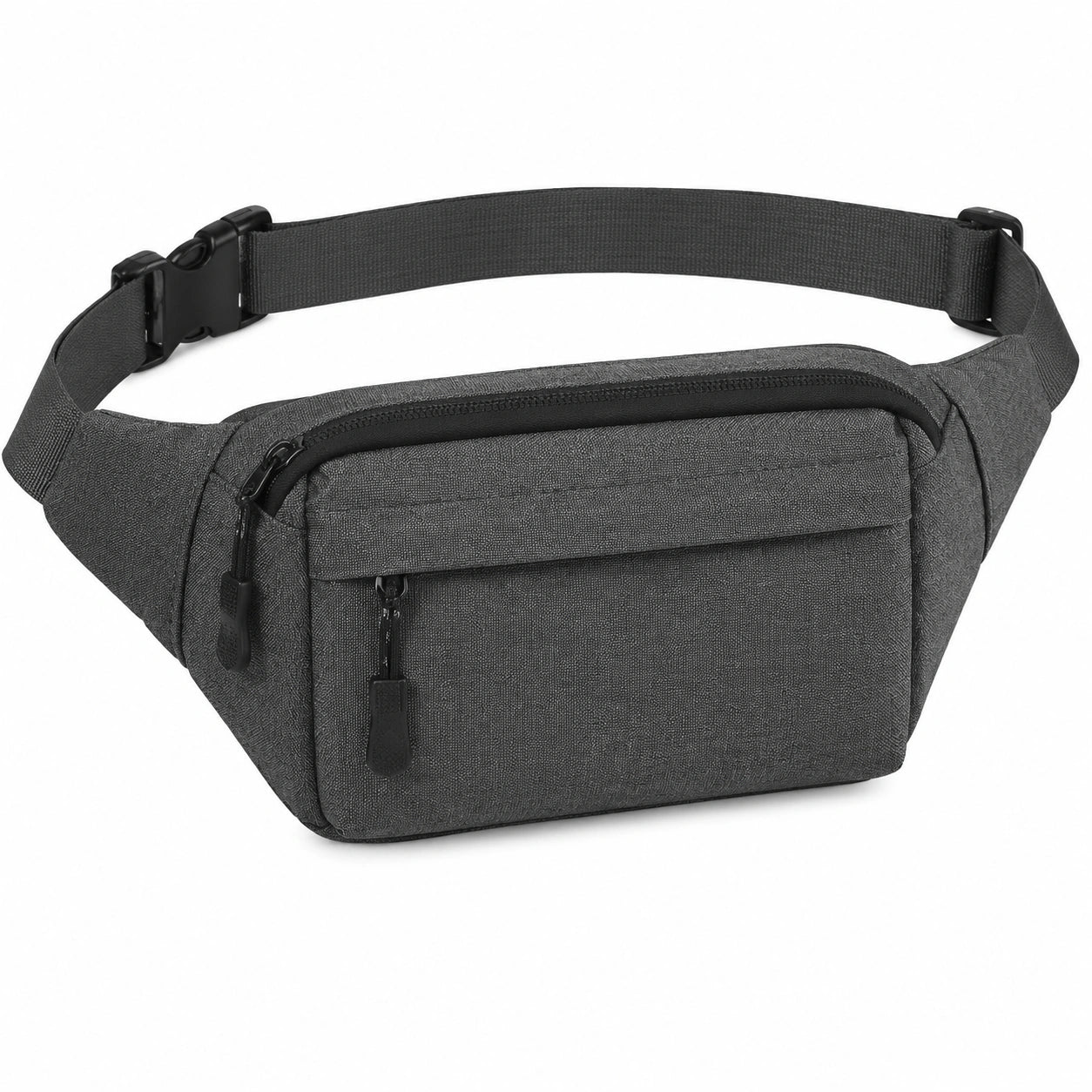 Marsupio 32 x 8 x 15 cm in poliestere grigio antracite con cintura regolabile per uso quotidiano