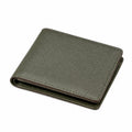 Portafoglio unisex 11.5 x 9.5 x 2 cm in similpelle verde oliva pieghevole
